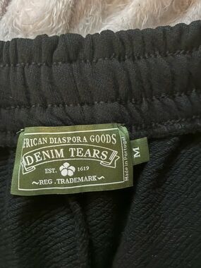 Denim Tears Men’s Black Shorts - Denim Tears